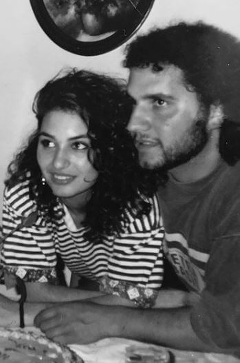 Vincenzo Caracciolo with his wife Enza Ciccione